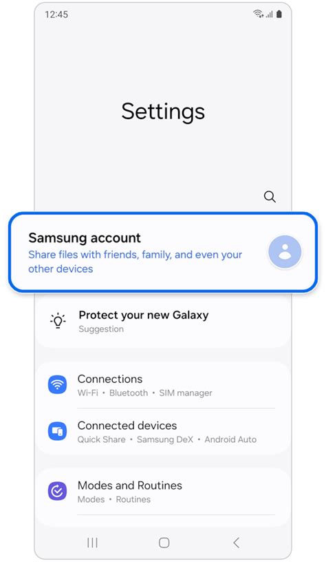 Samsung Account