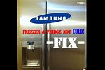 Samsung Side by Side Refrigerator Not Cooling