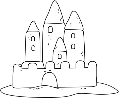 Sand Castle Printable
