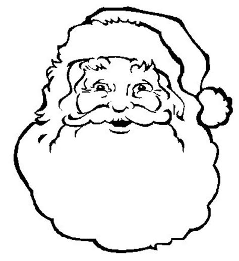 Santa Claus Face Printable