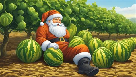 Santa Claus Melon Ripeness Chart