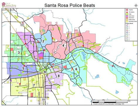 Santa Rosa City Limits Map