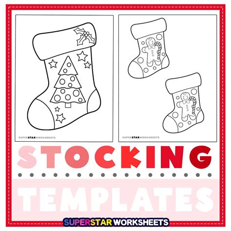 Santa Socks Template