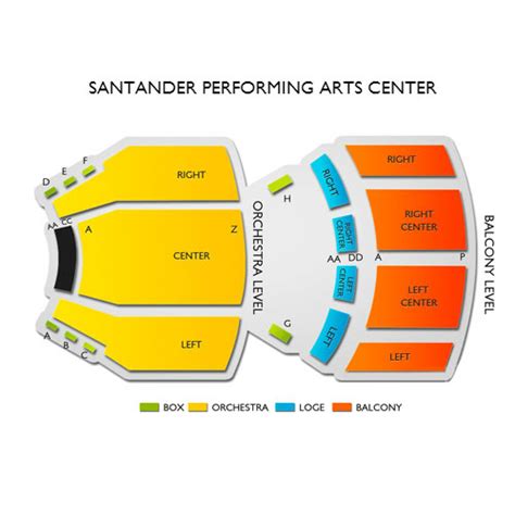 Santander Performing Arts Seating Chart