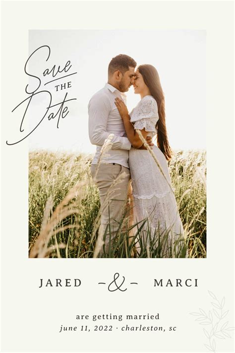 Save The Date Wedding Template