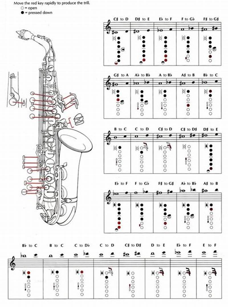 Sax Note Chart