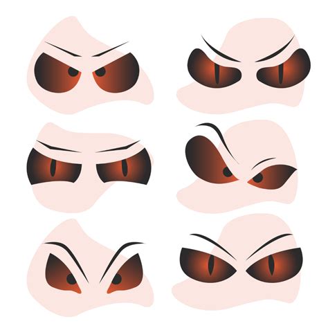 Scary Eyes Template