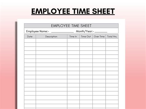 Schedule Time Template