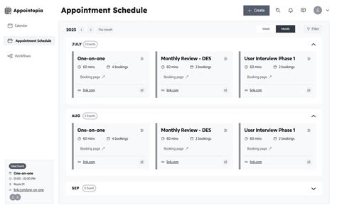 Scheduling Website Template