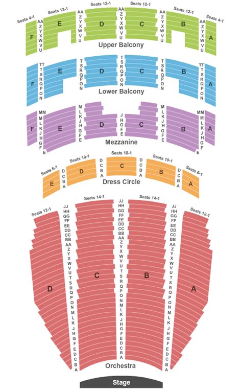 Schnitzer Portland Seating Chart
