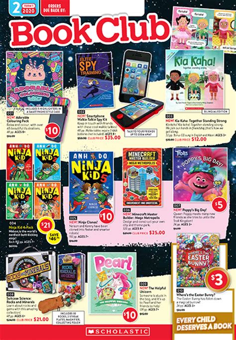 Scholastic Book Club Catalog