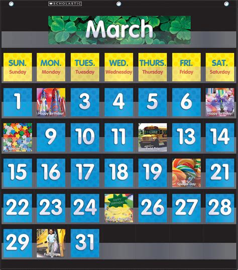 Scholastic Calendar Pocket Chart
