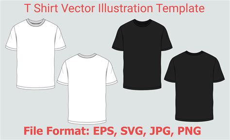 Screen Print T Shirt Template Vector