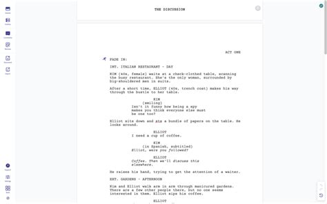 Screenwriting Template Google Docs