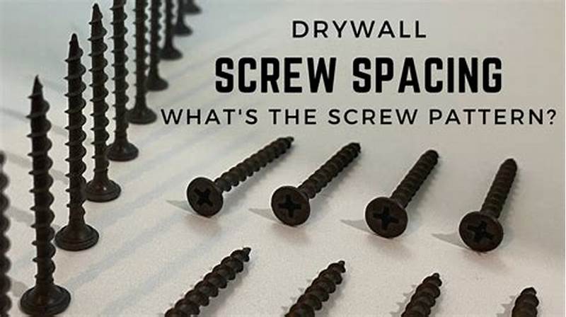 Screw Pattern For Drywall Ceiling