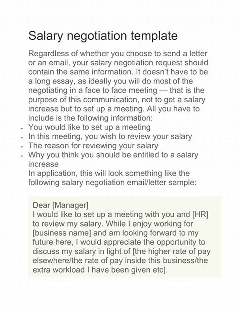 Script For Negotiating Salary