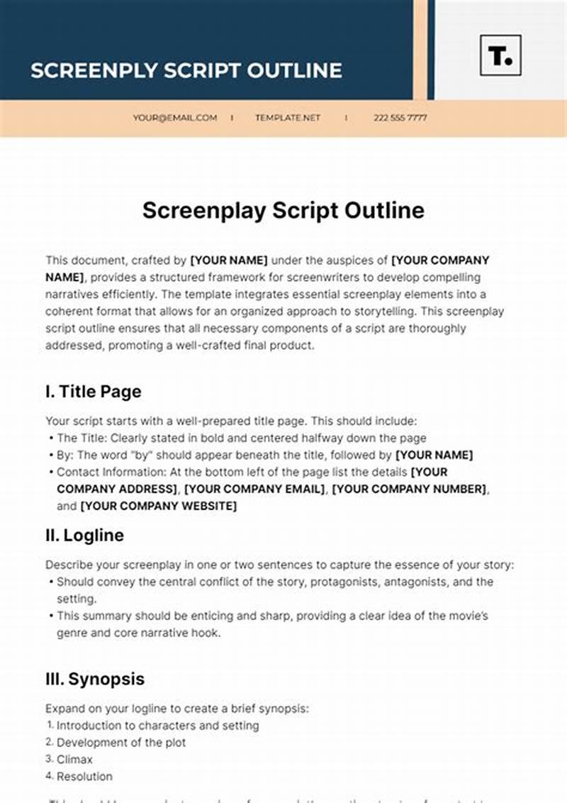 Script Outline Template