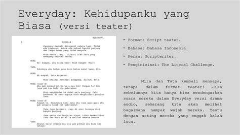 Script dalam Film dan Teater