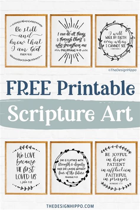 Scripture Printables Free