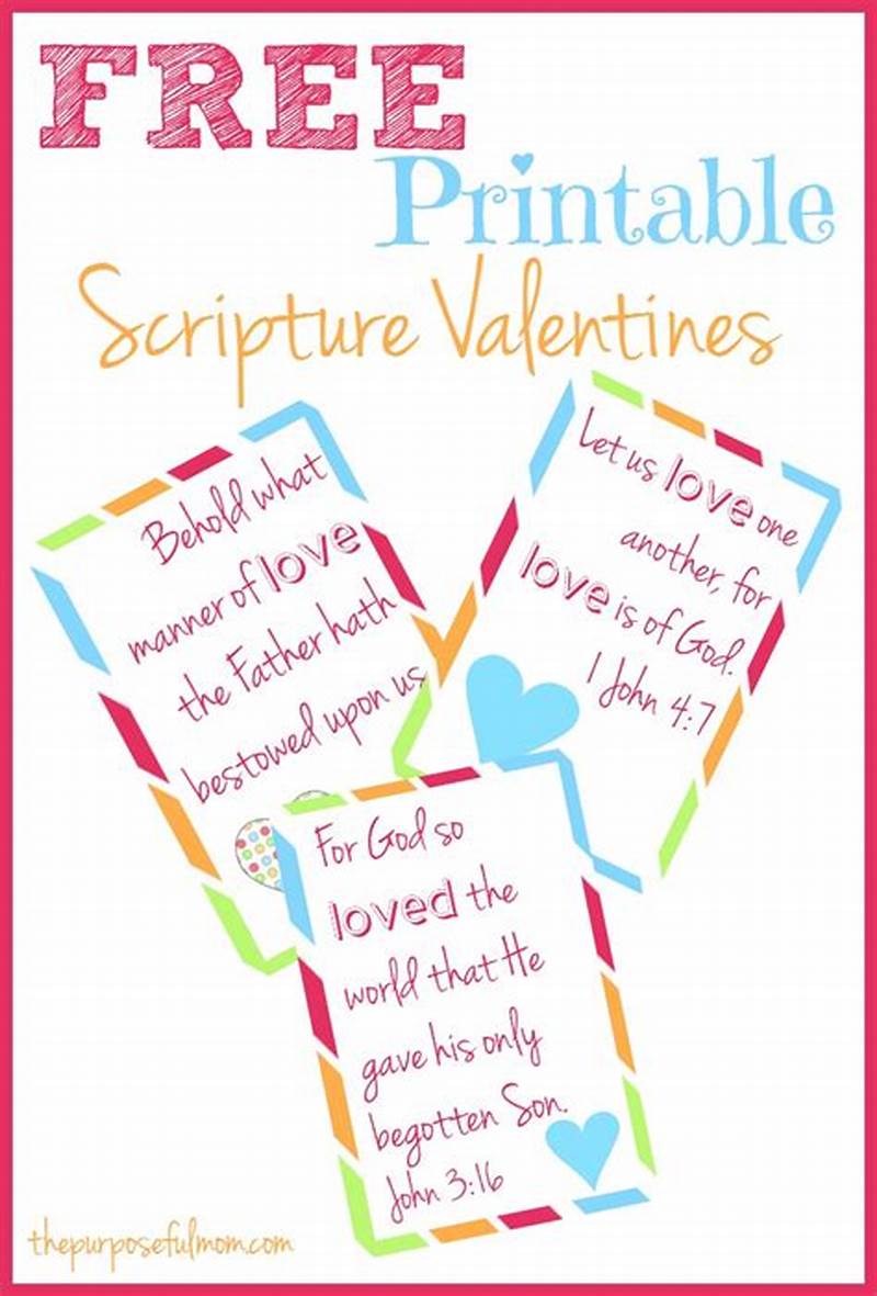 Scripture Valentines Free Printable