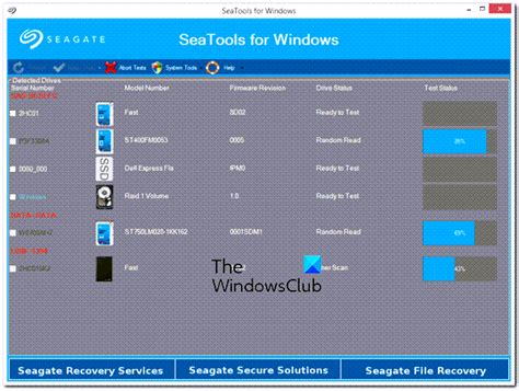 Seagate SeaTools Diagnostic