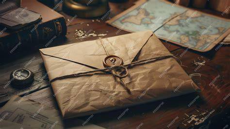 Sealed envelope with a question mark