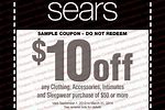 Sears Coupons In-Store Printable