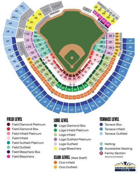 Seat Number Brewers Seating Chart