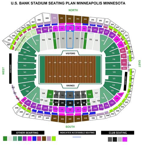 Seating Chart At Us Bank Stadium