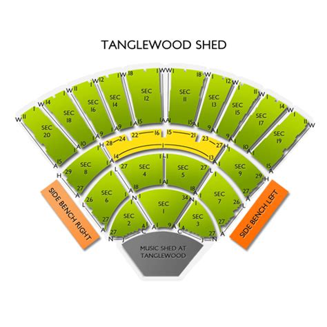 Seating Chart For Tanglewood