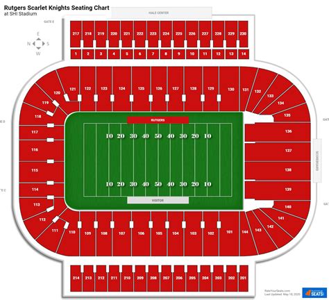 Seating Chart Rutgers Football