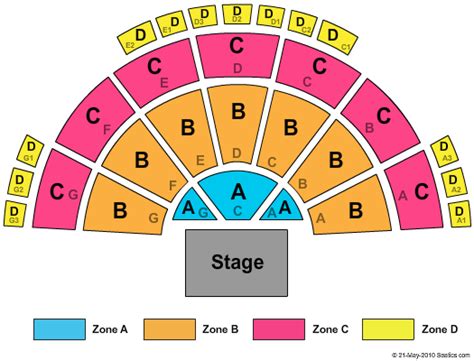 Seating Chart Sandia Amphitheater