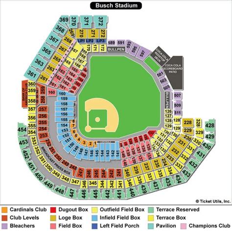 Seating Chart St Louis Cardinals