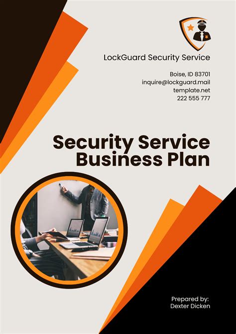 Security Business Plan Template