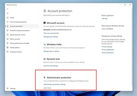 Security Settings