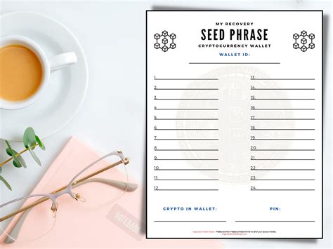 Seed Phrase Template