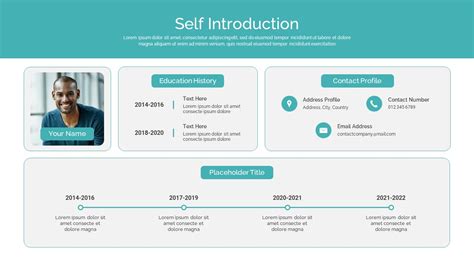 Self Introduction Ppt Template