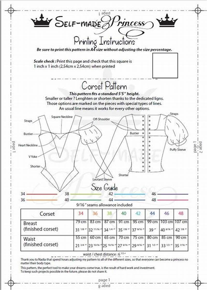 Self Made Princess Pattern