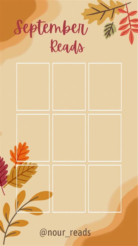 September Reads Template