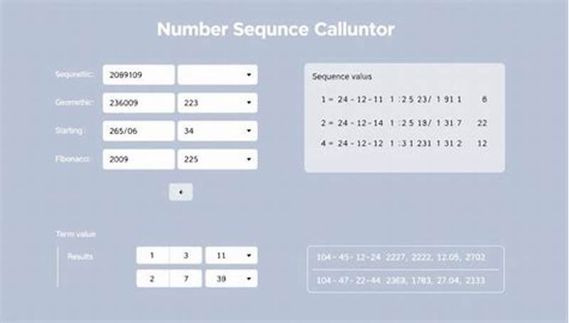 Sequence Pattern Calculator