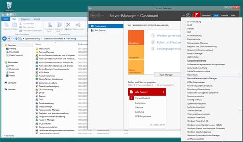 Server Manager Tools Menu