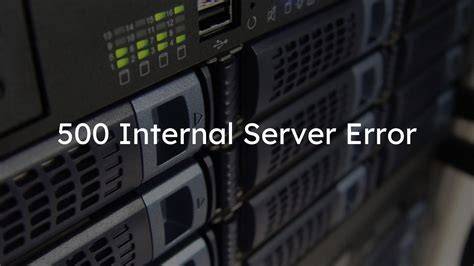 Server racks with error