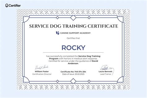 Service Dog Template