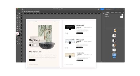 Setting Up Catalog Spread For Print In Indesign