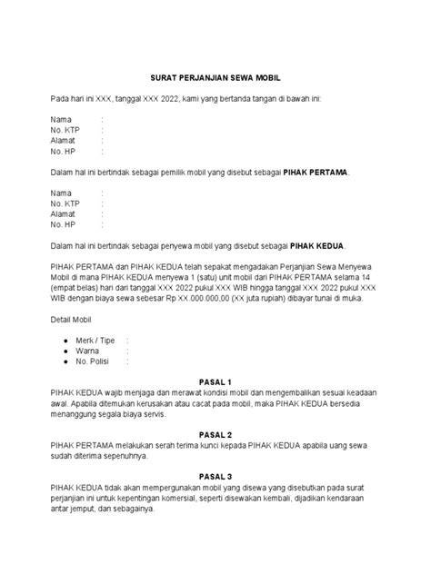 Sewa Mobil Perusahaan vs Perorangan