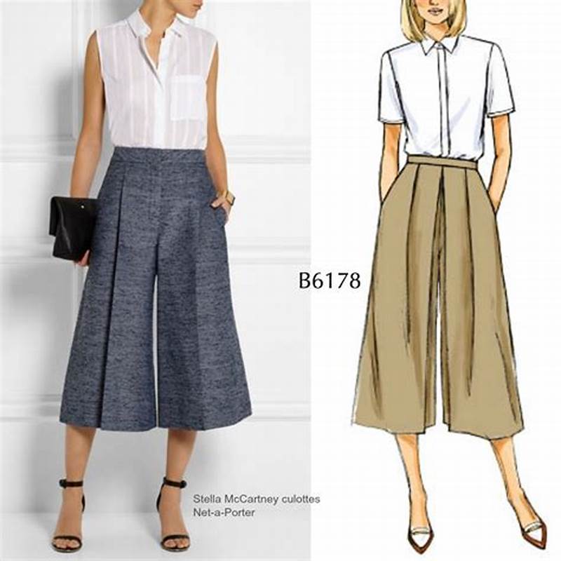 Sewing Pattern For Culottes
