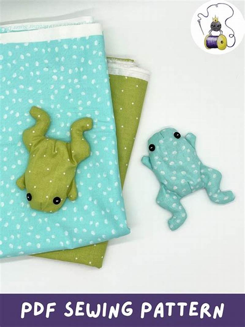 Sewing Pattern Frog