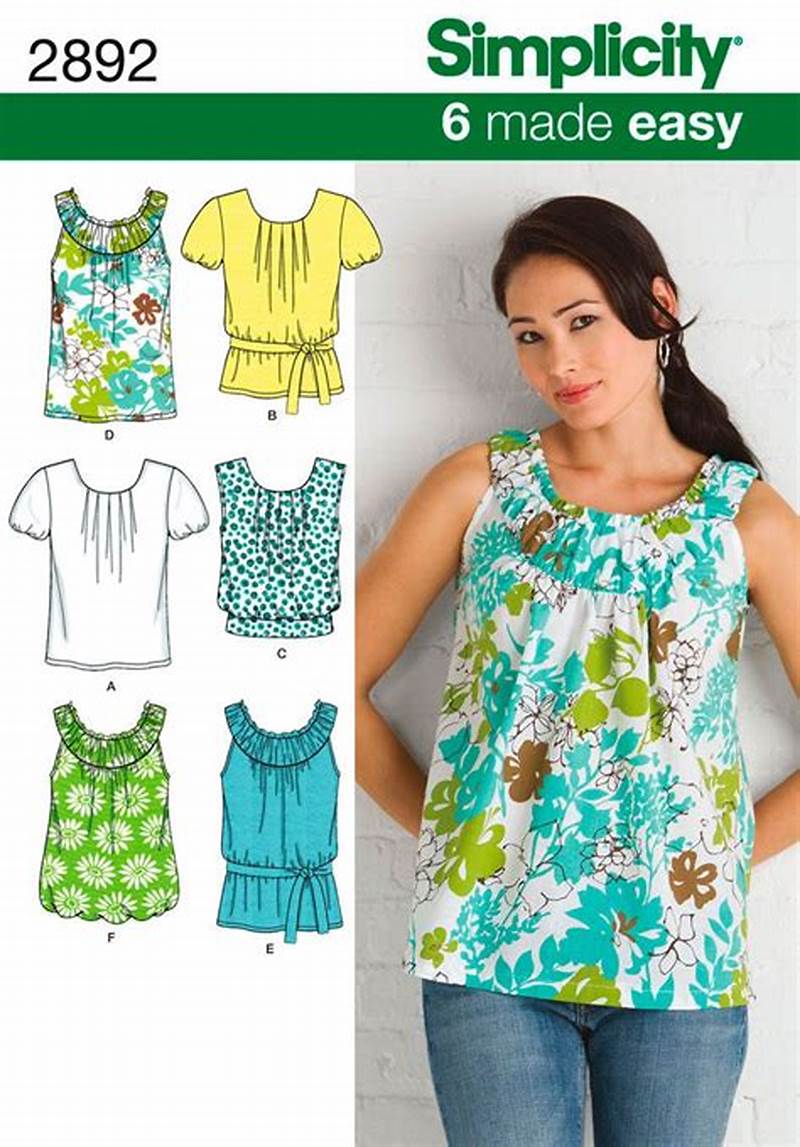 Sewing Pattern Tops