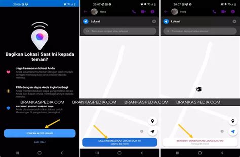 Share Lokasi Messenger