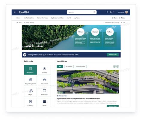 Sharepoint Website Design Templates